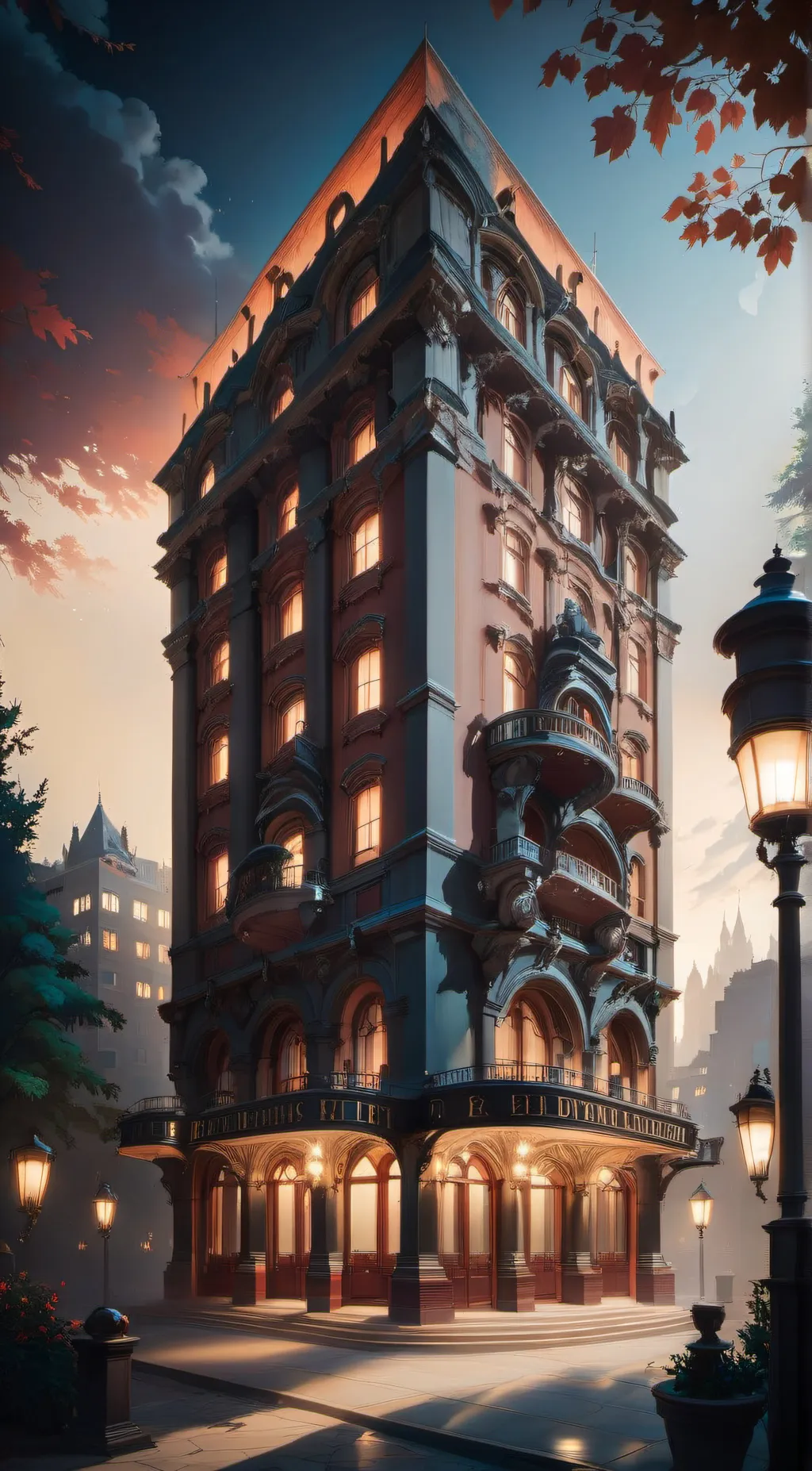 ai character: Hazbin Hotel background