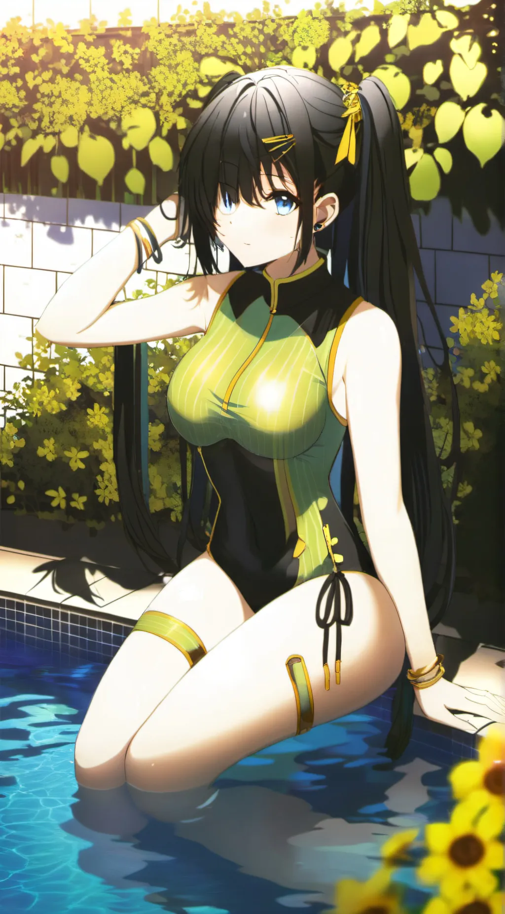 ai character: Rose background