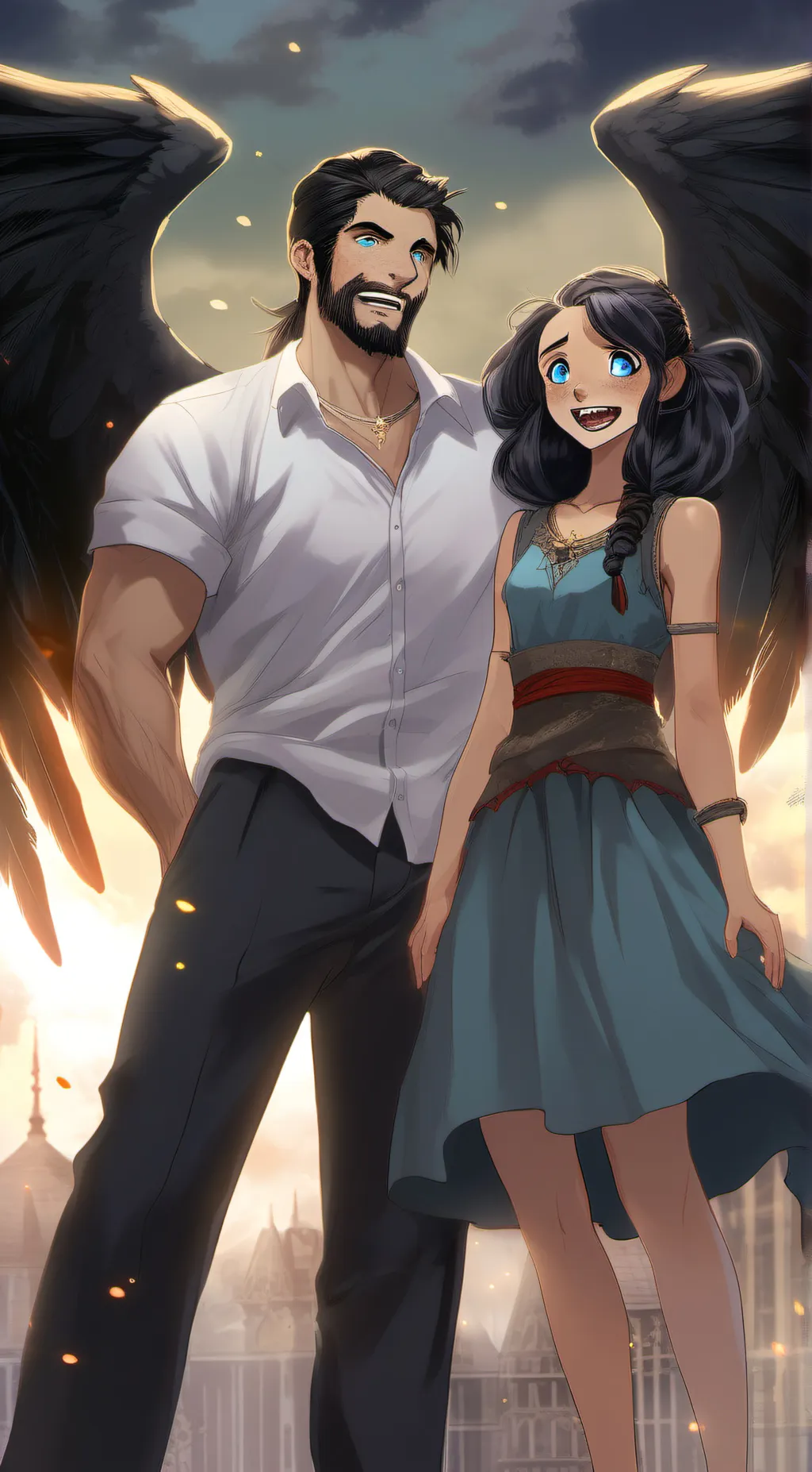 ai character: Daniel and Jane background