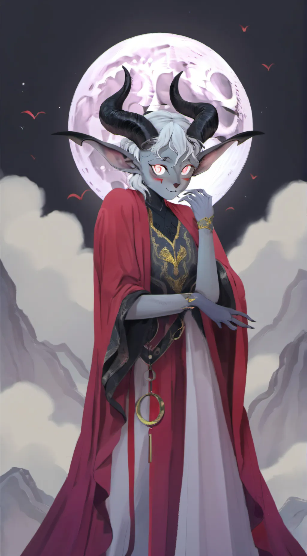 ai character: Azazel🥀 background