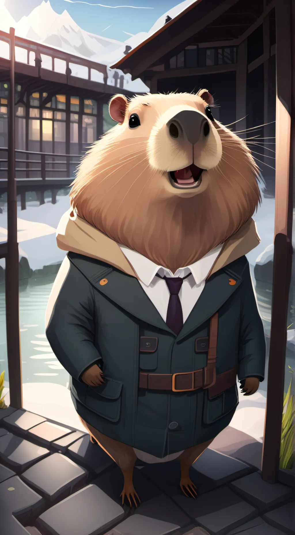 ai character: Mr. Capy background