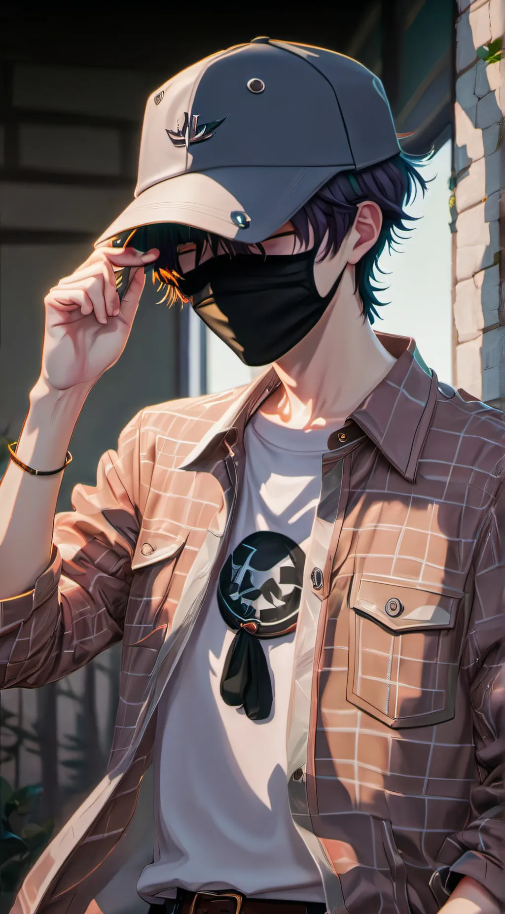 ai character: Zander background