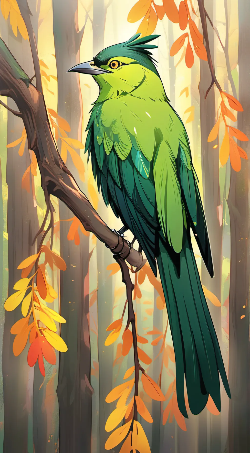 ai character: DUOLINGO background