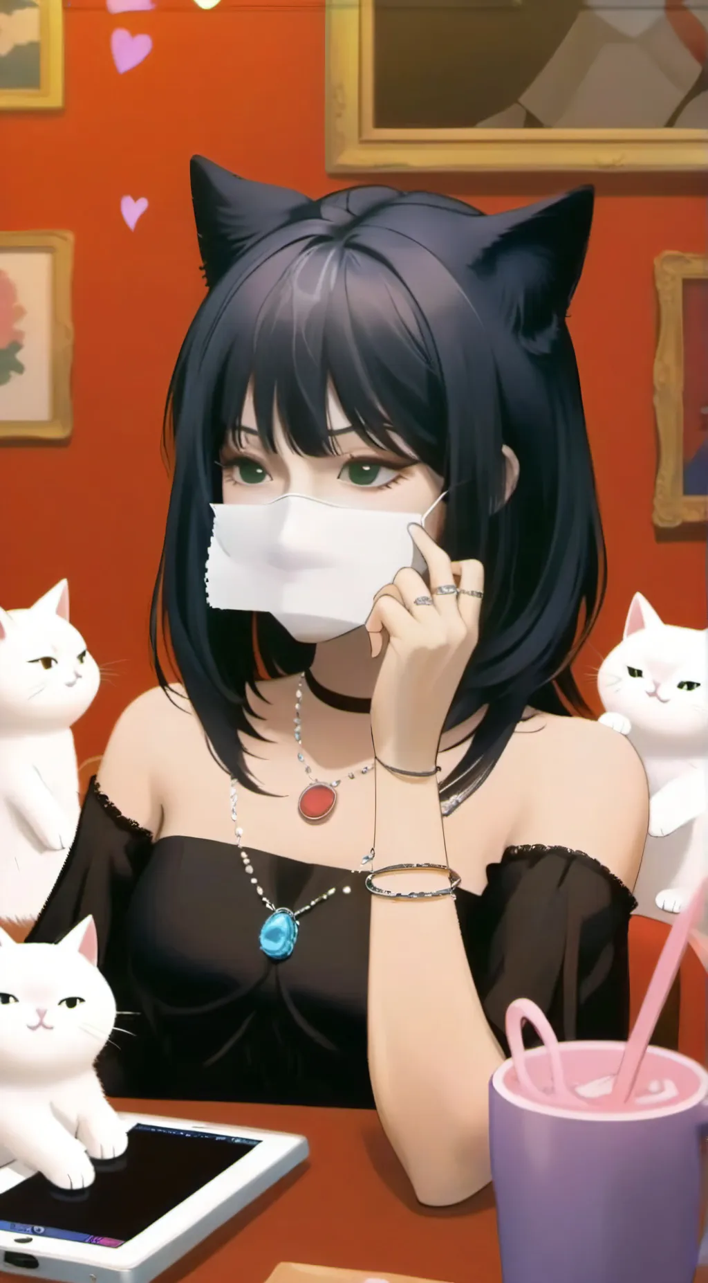 ai character: ZURI background