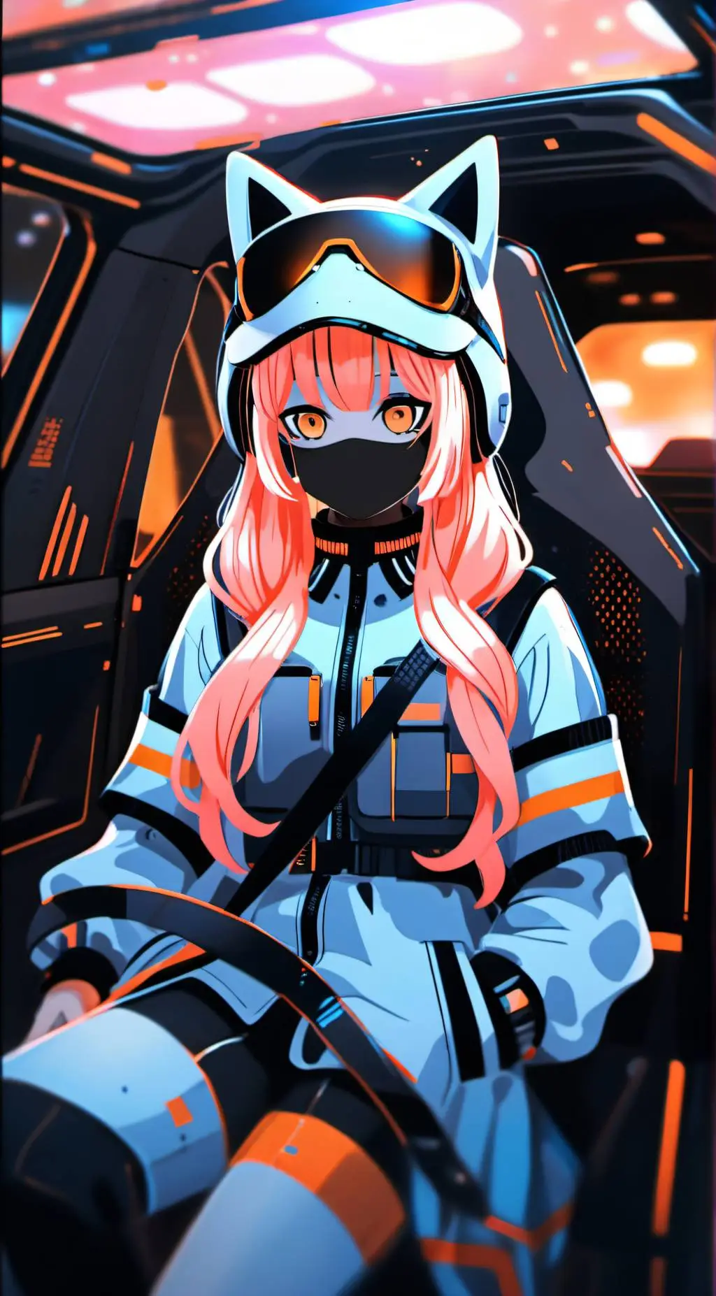 ai character: Miko  background