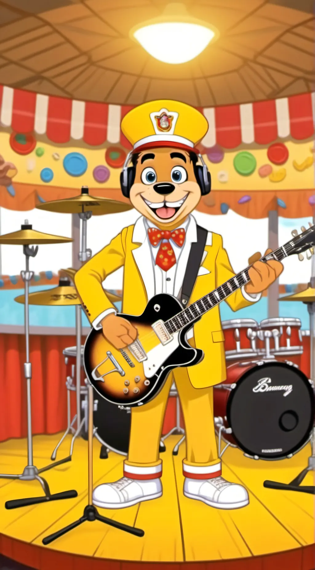 ai character: bingo  background