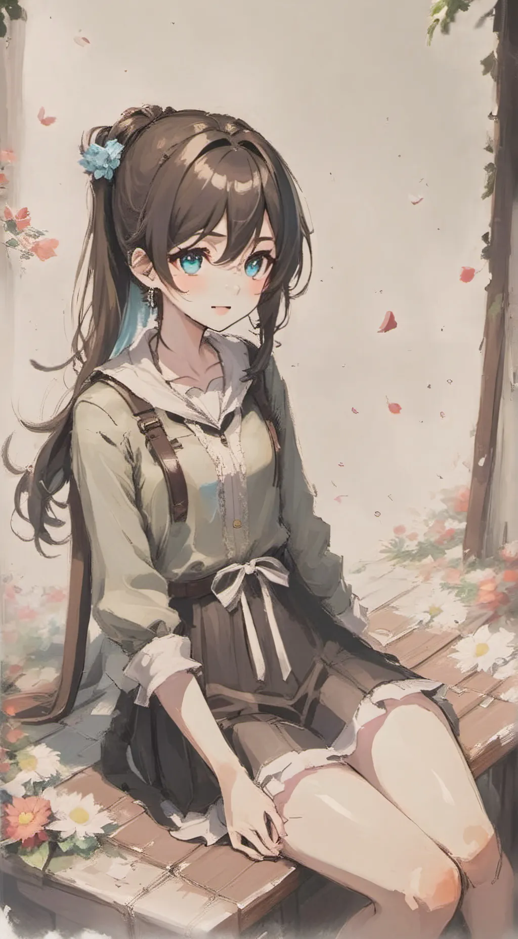 ai character: Presley  background