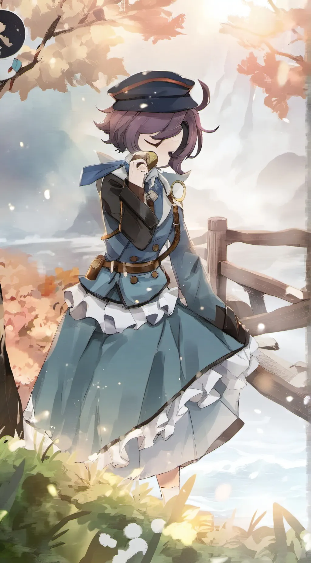 ai character: Ebony background