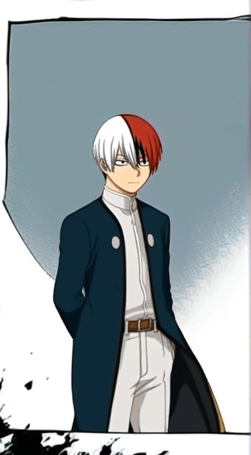 ai character: Shoto Todoroki background