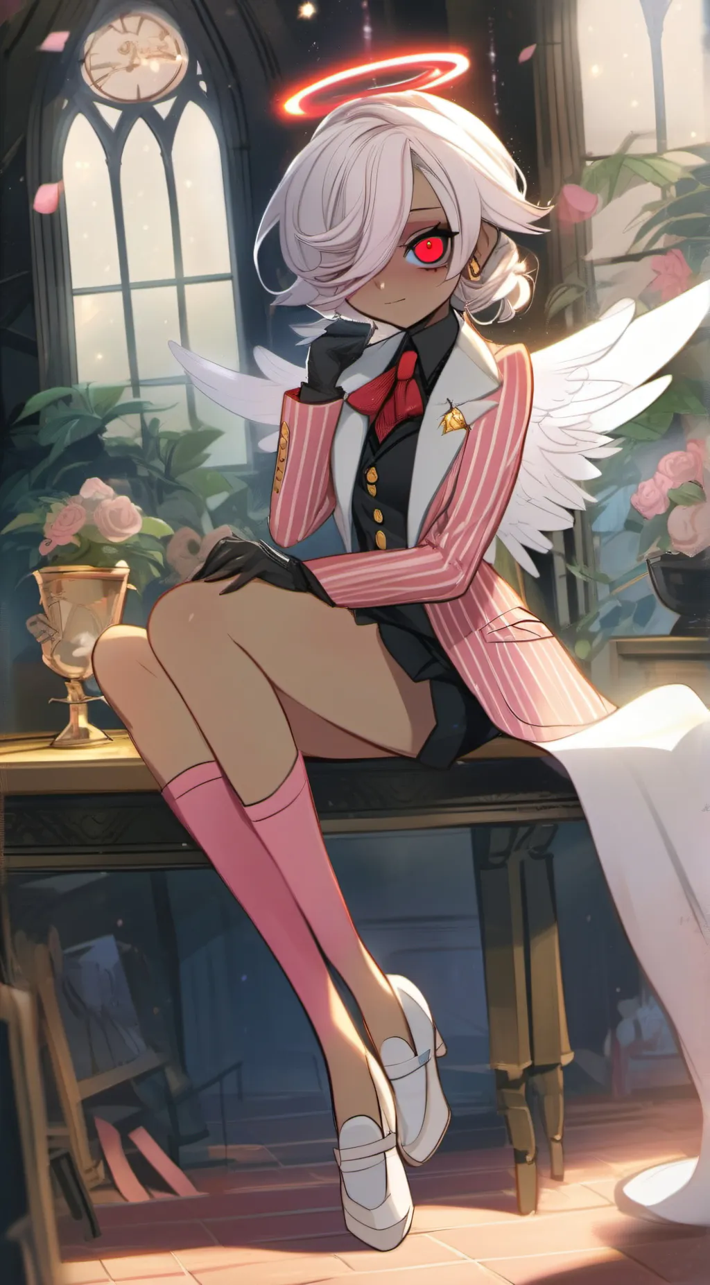 ai character: Angel dust background