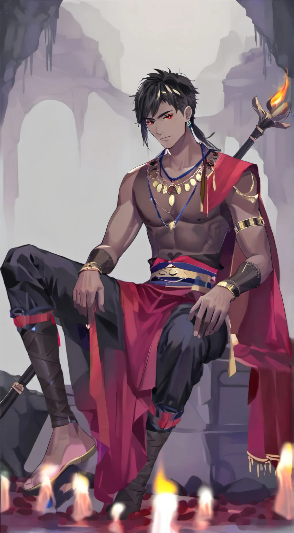 ai character: Fire Ant Prince background