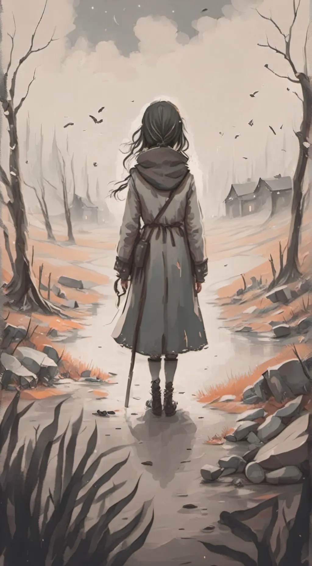 ai character: Lily.  background