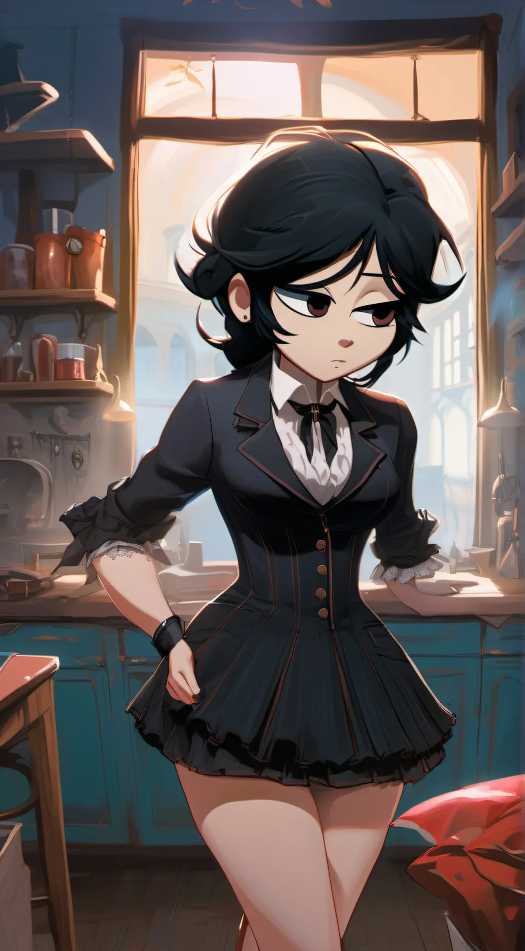 ai character: Hollie background