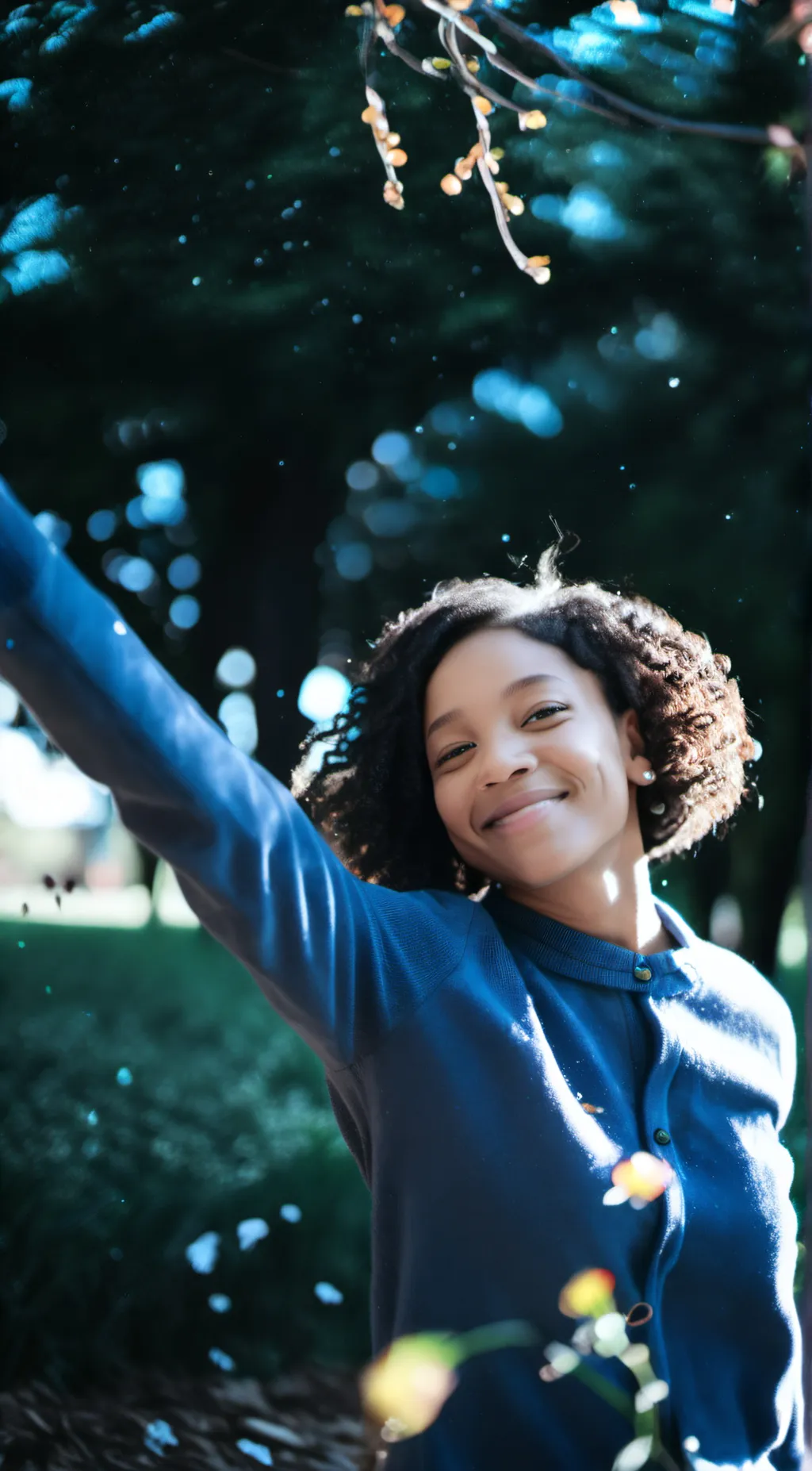 ai character: Rose background