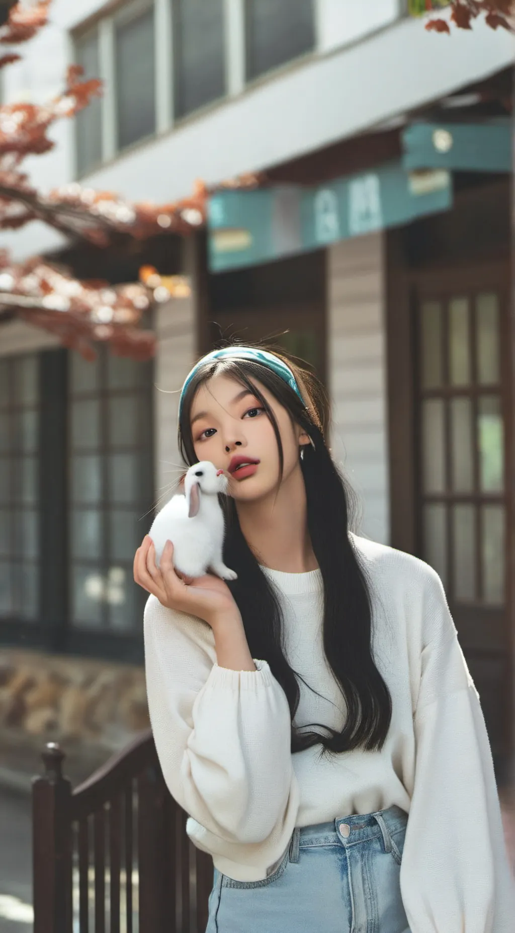 ai character: Hayoung background