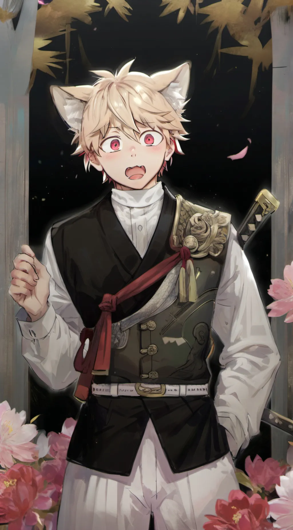 ai character: bakugou background