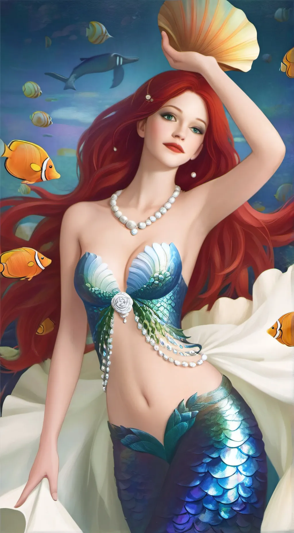 ai character: Lorelei Coraline background