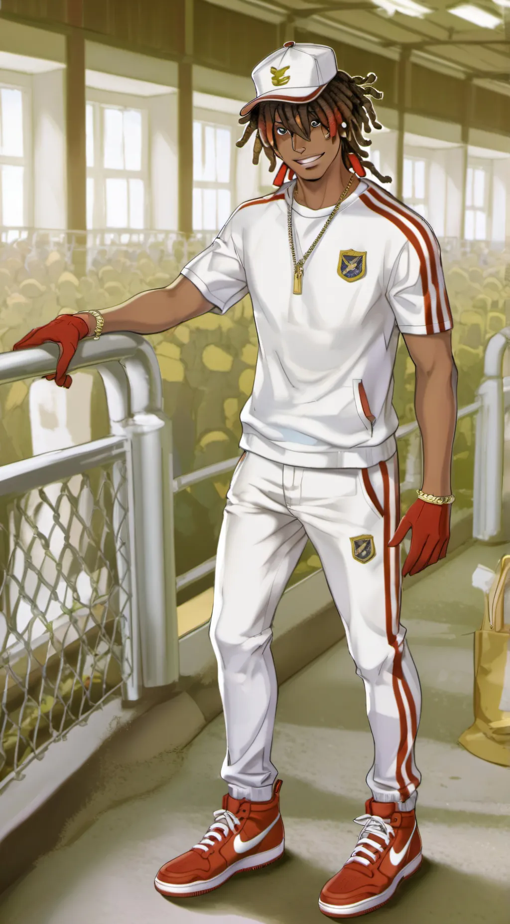 ai character: leo background