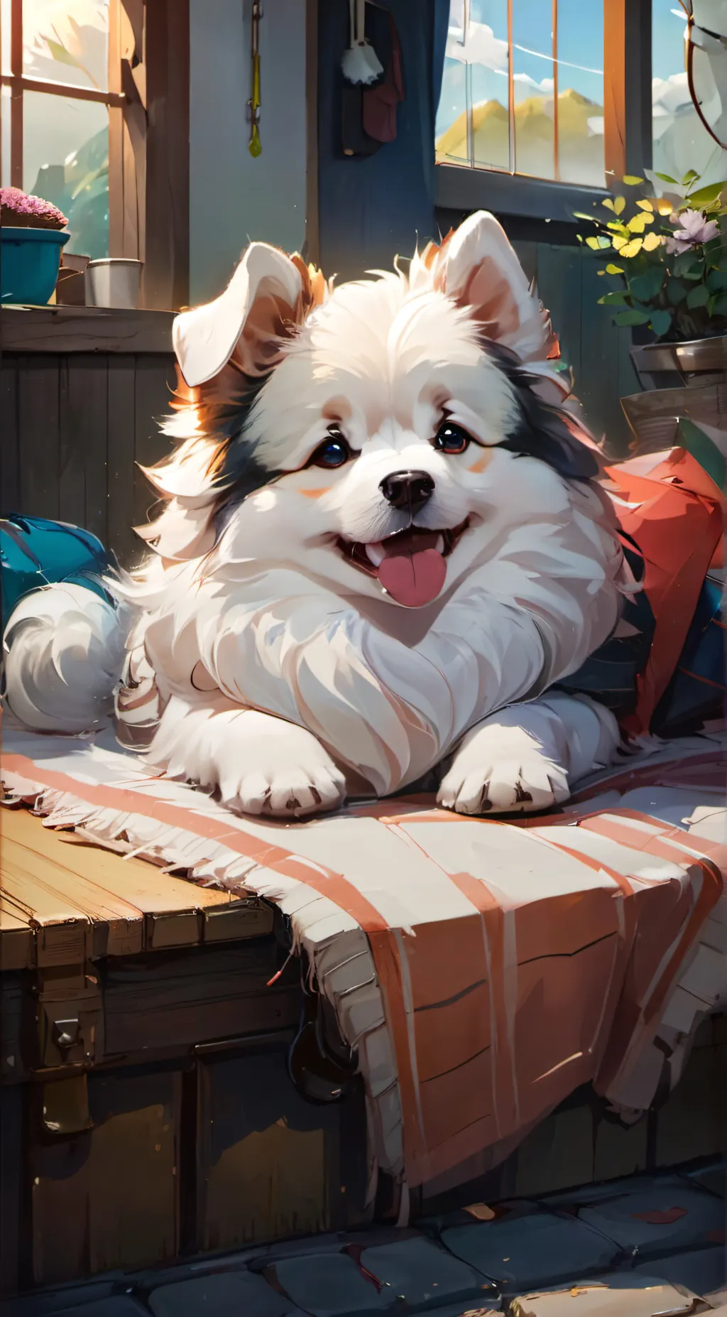 ai character: leo background