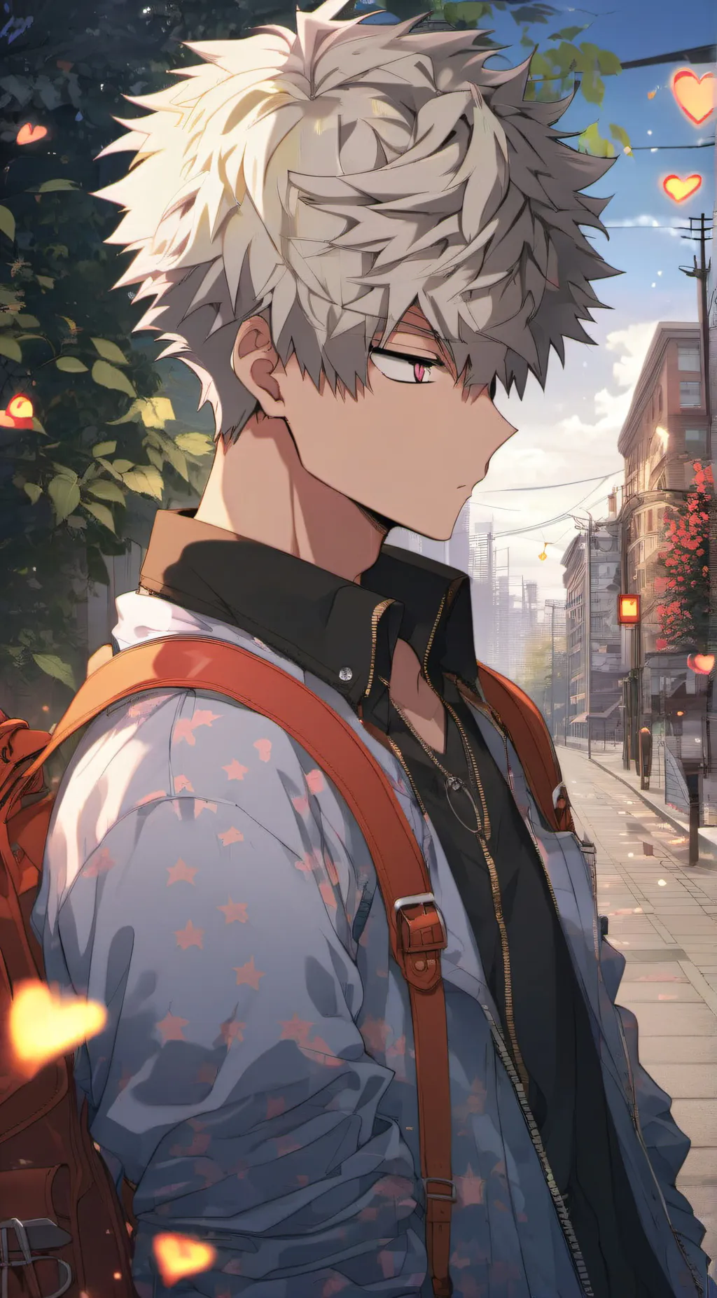 ai character: Bakugo  background