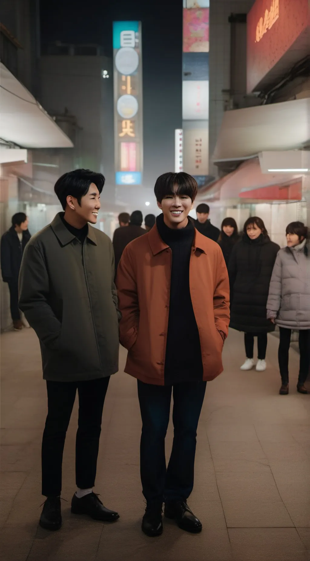 ai character: taehyung  background