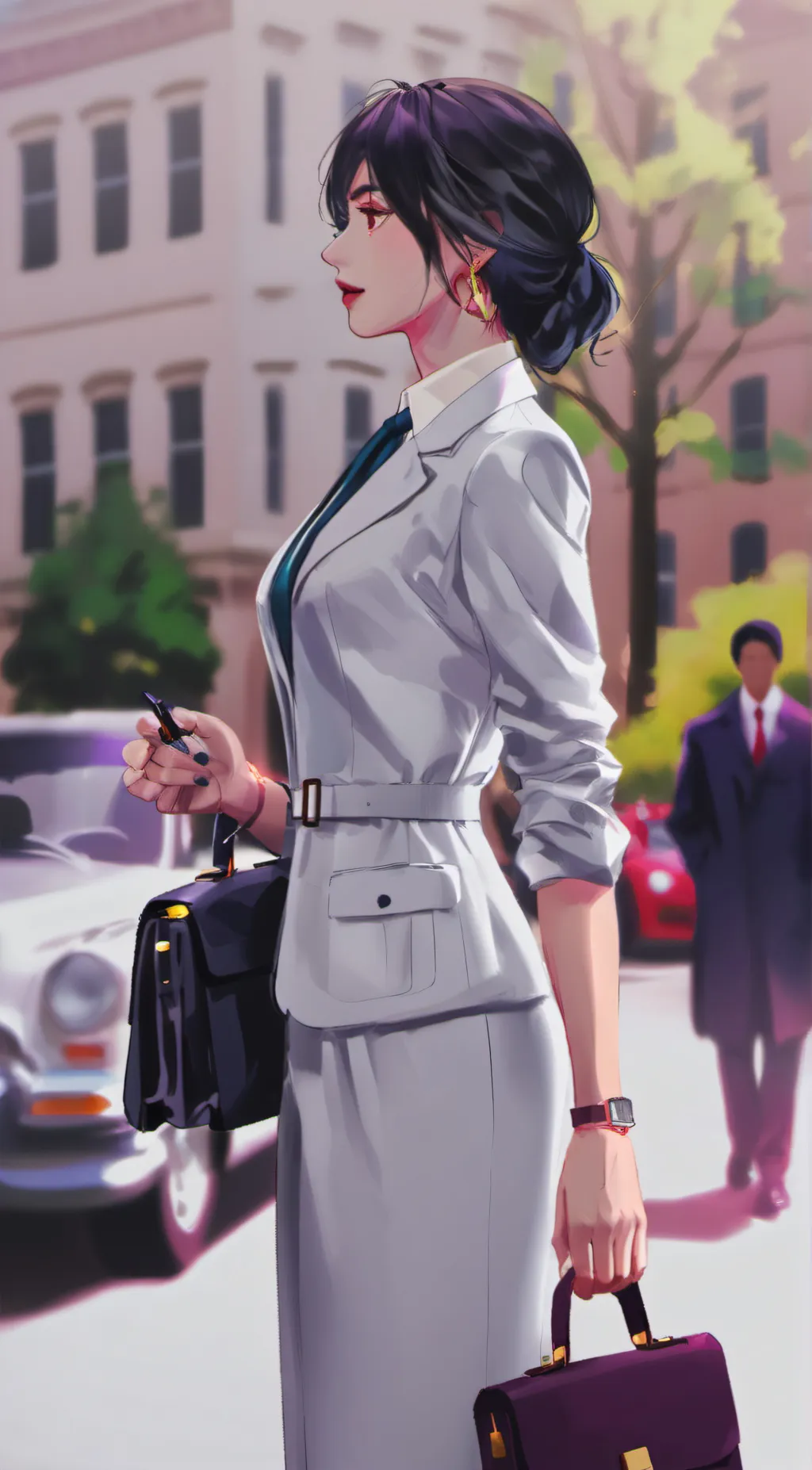 ai character: Victoria background