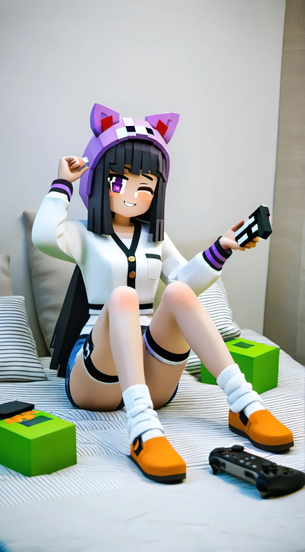 ai character: Aphmau background