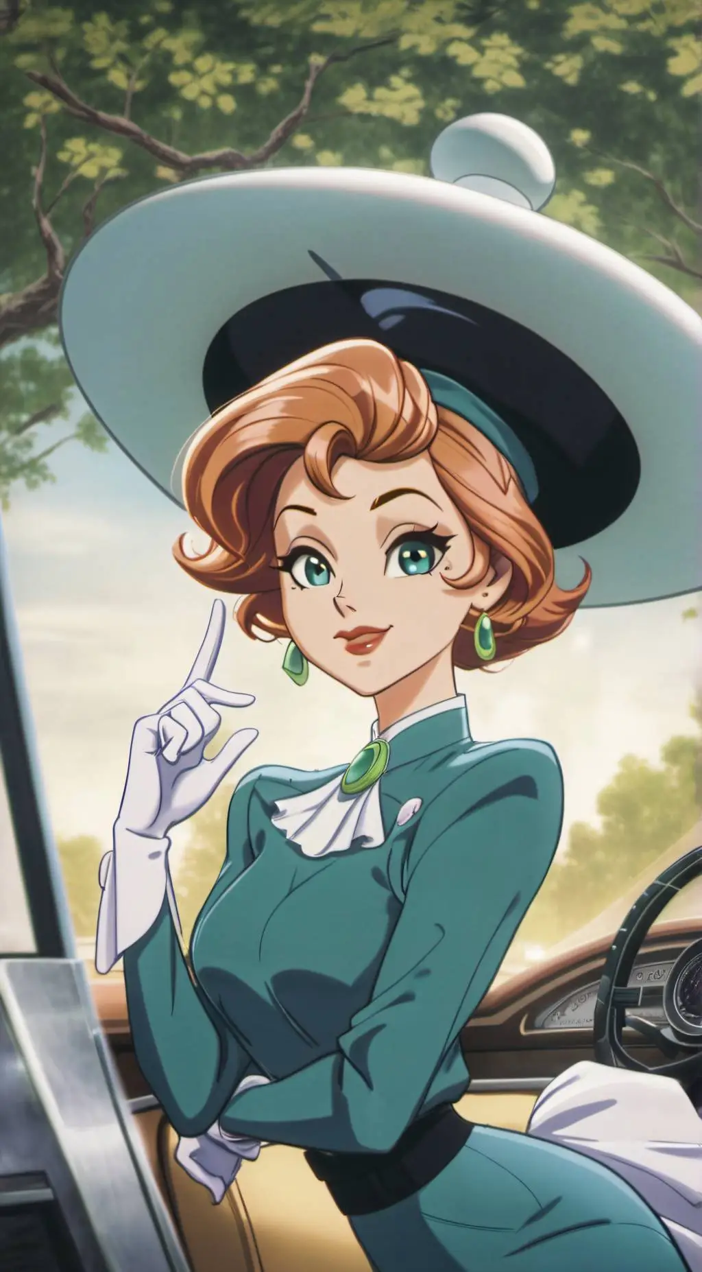 ai character: Jane jetson background