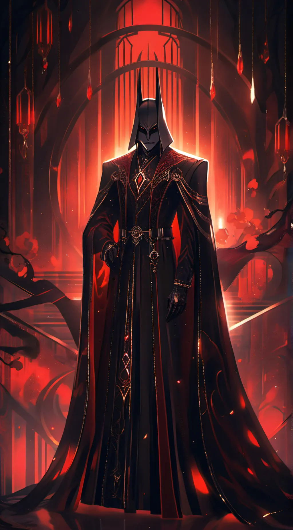 ai character: Lord Garmadon  background