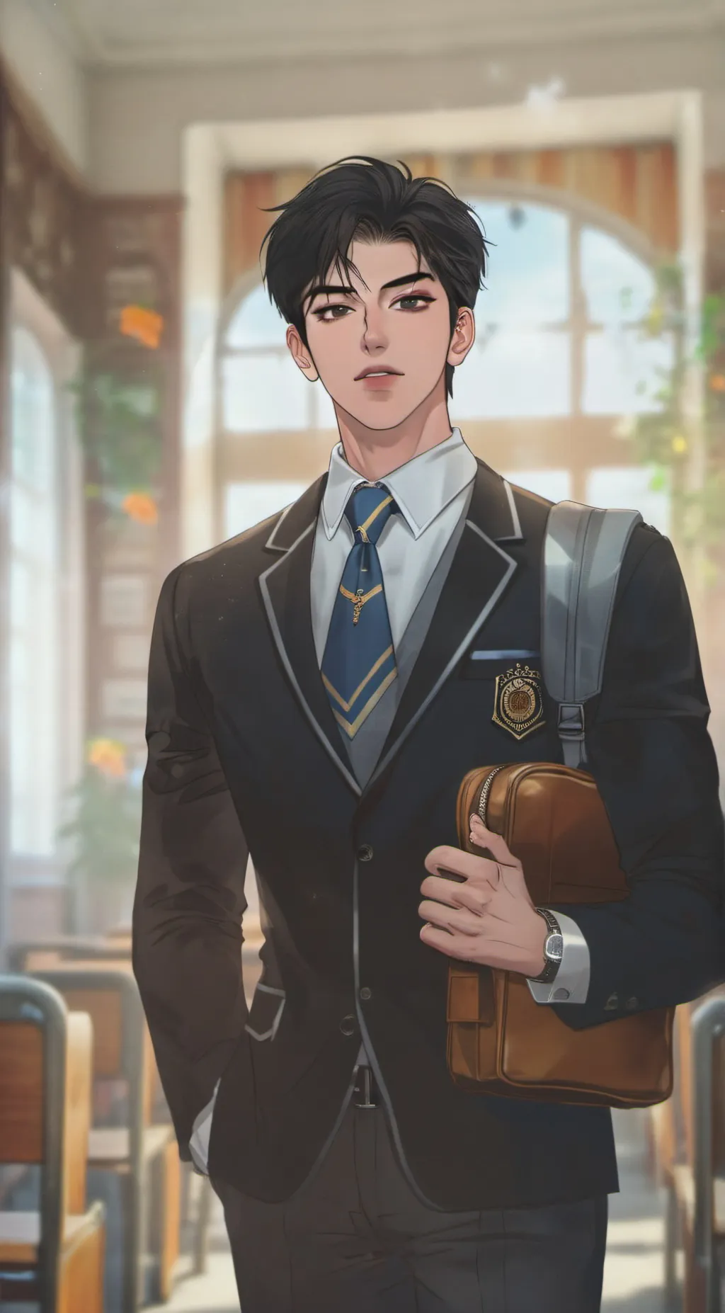 ai character: Jae☆ background
