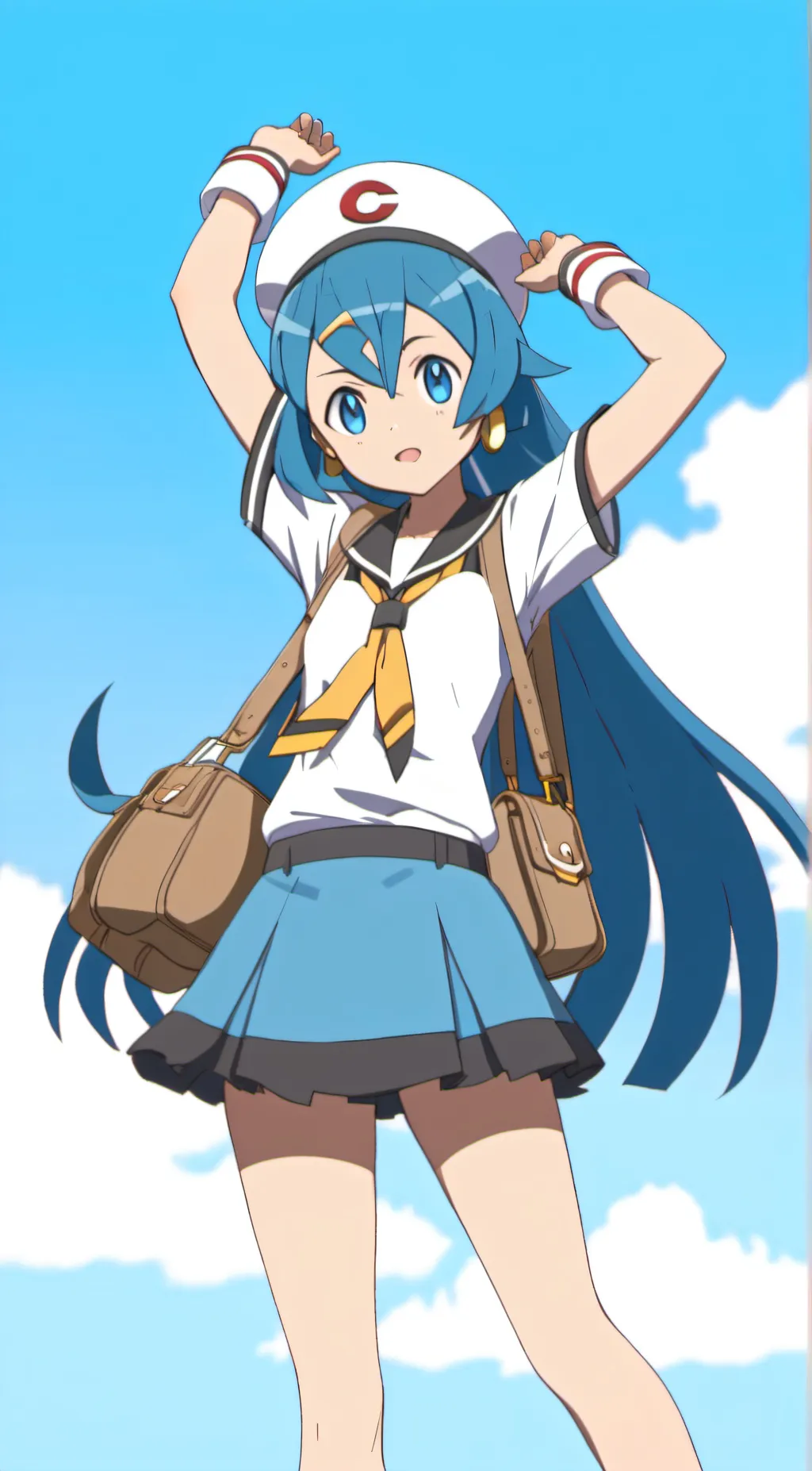 ai character: Lana  background