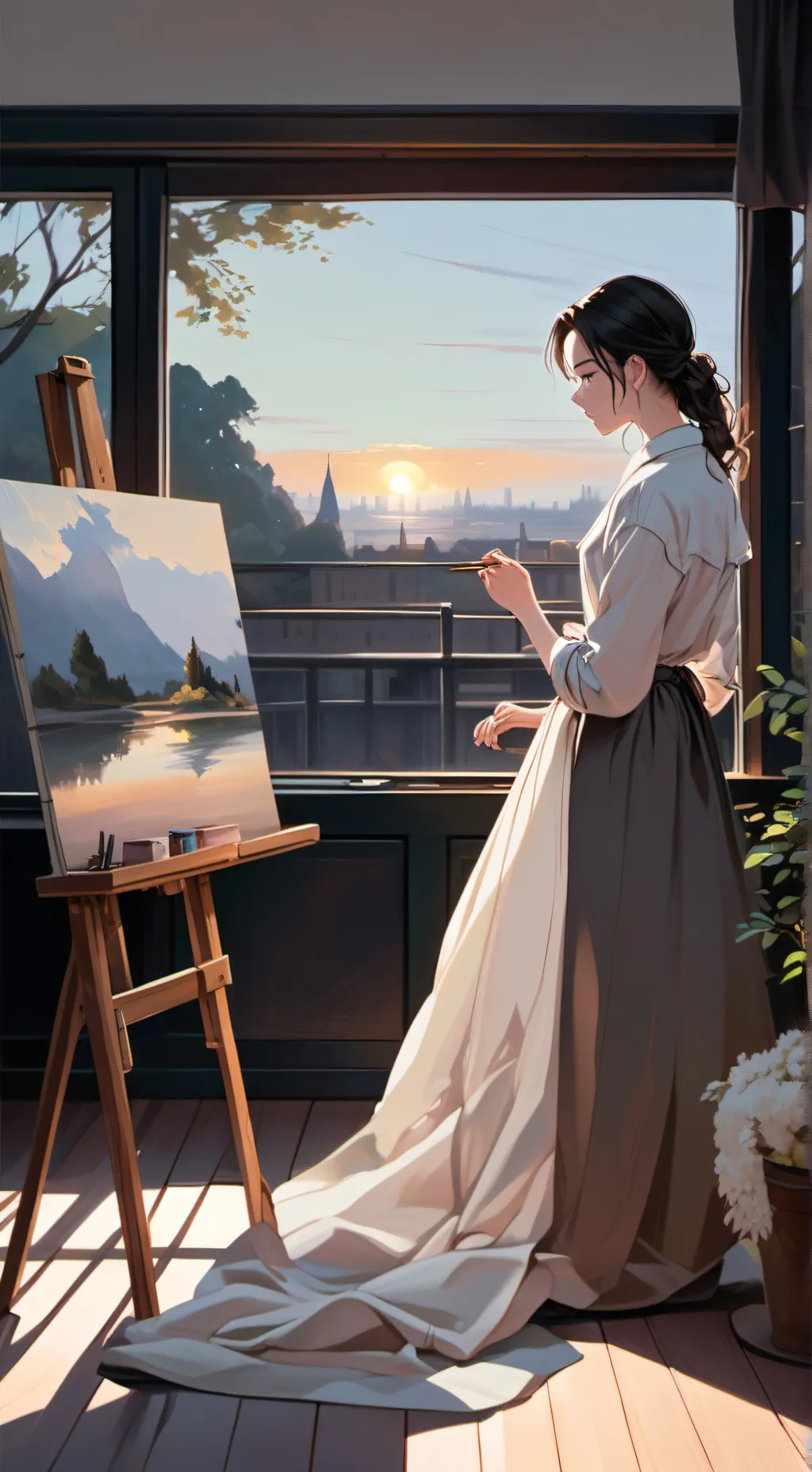 ai character: Emily background