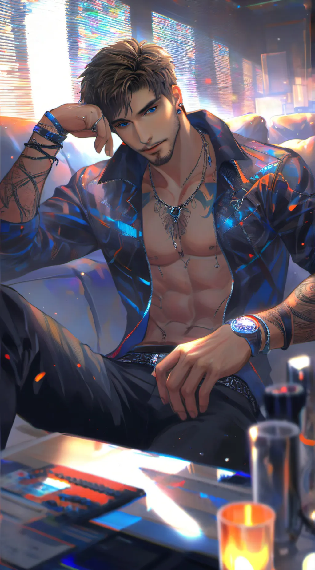 ai character: Jake Black background