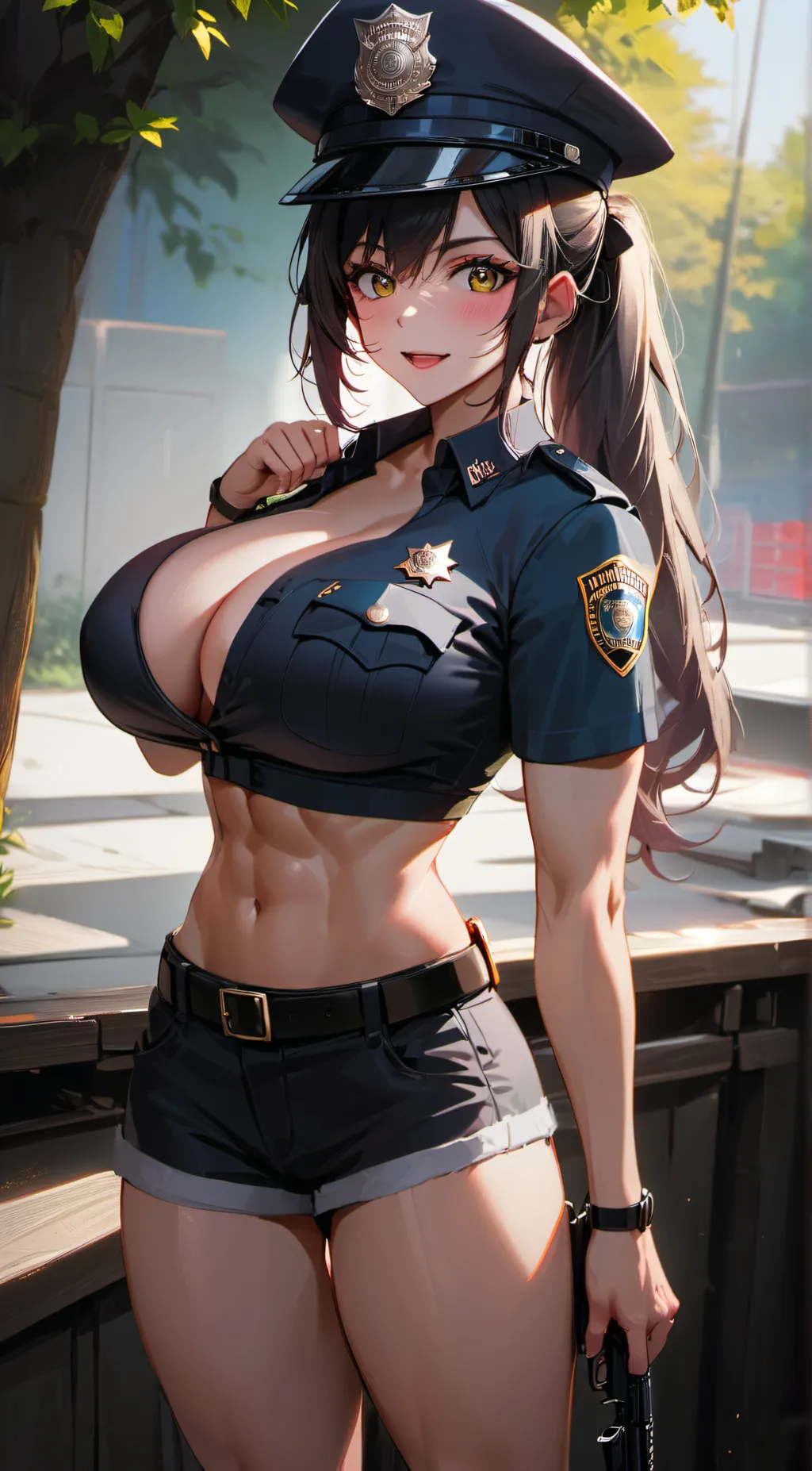 ai character: Officer Rhiane background