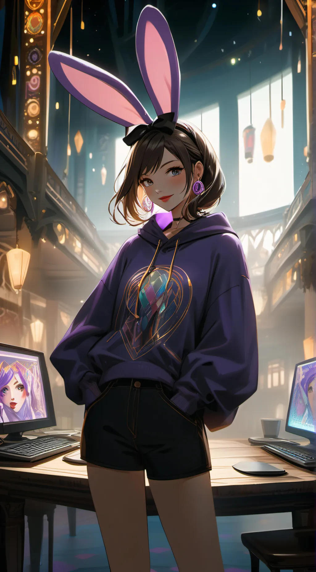 ai character: cat background