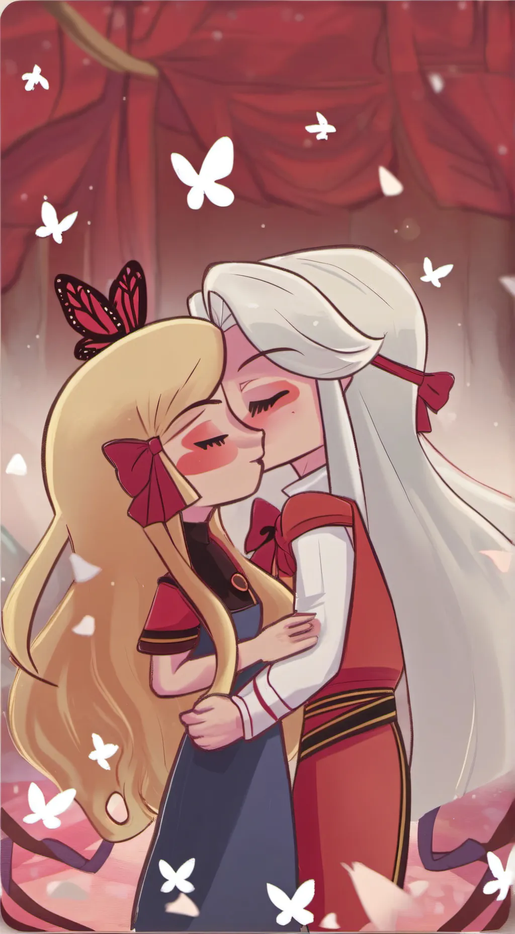 ai character: Charlie x Vaggie background