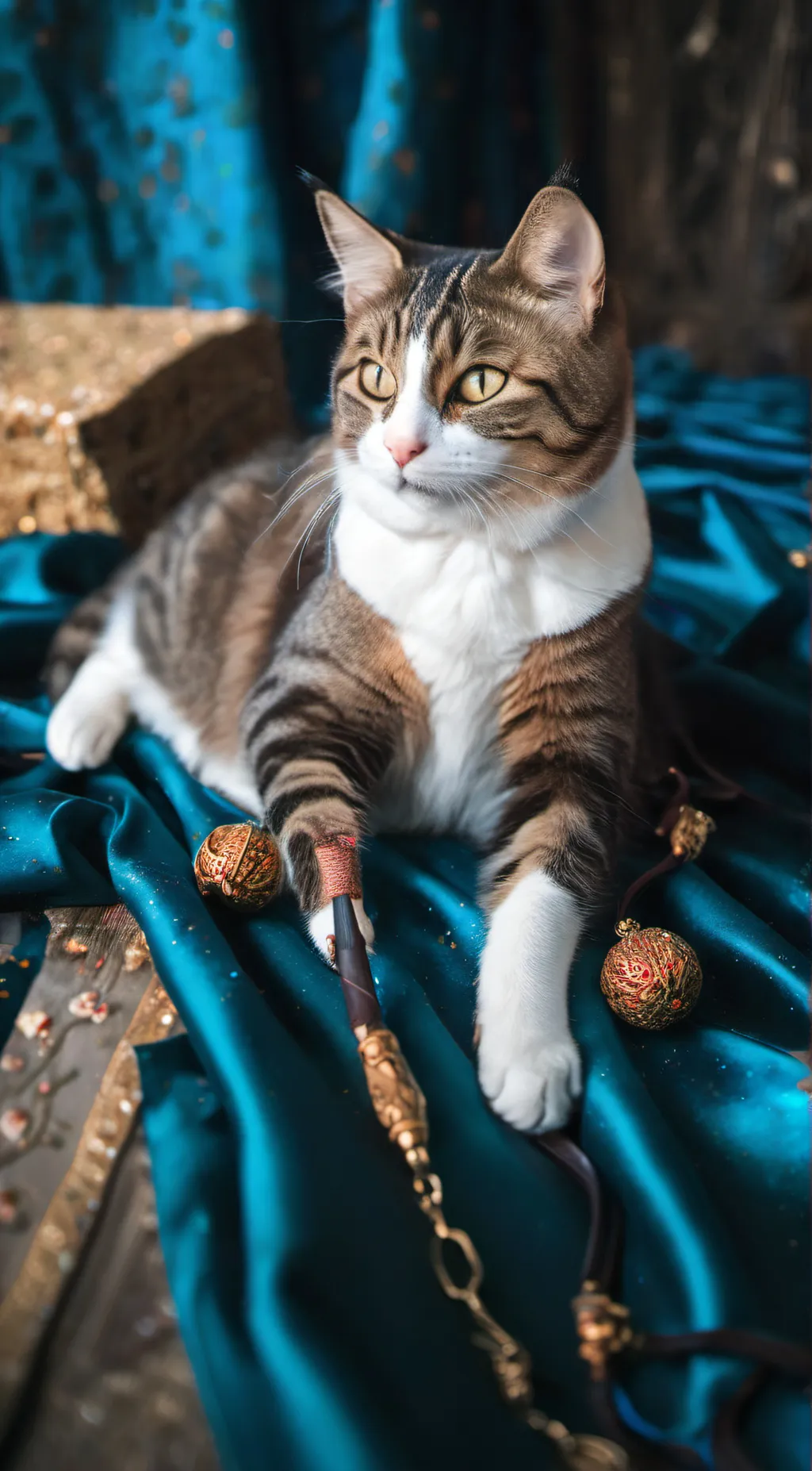 ai character: mittens  background