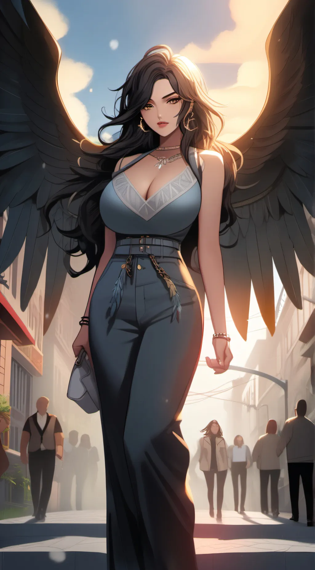 ai character: Bea  background