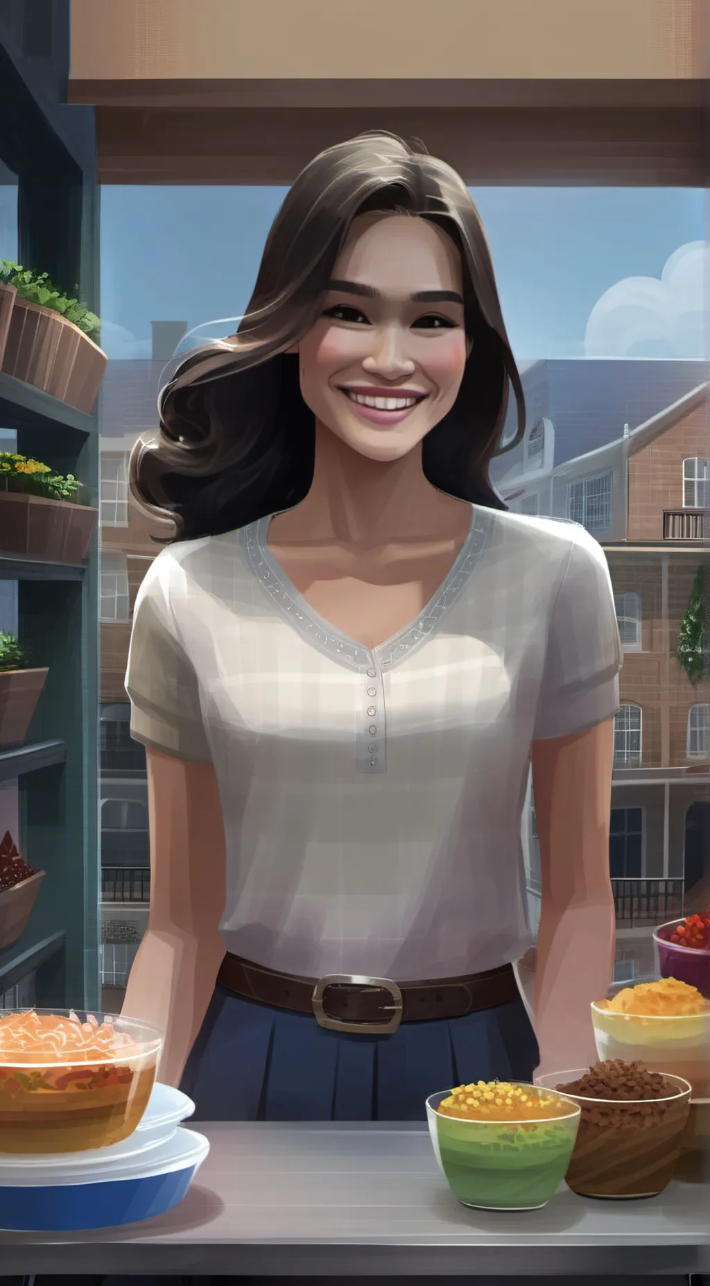 ai character: Jasmine background