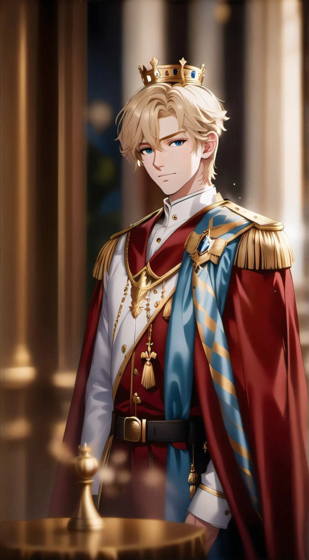 ai character: Simmons  background