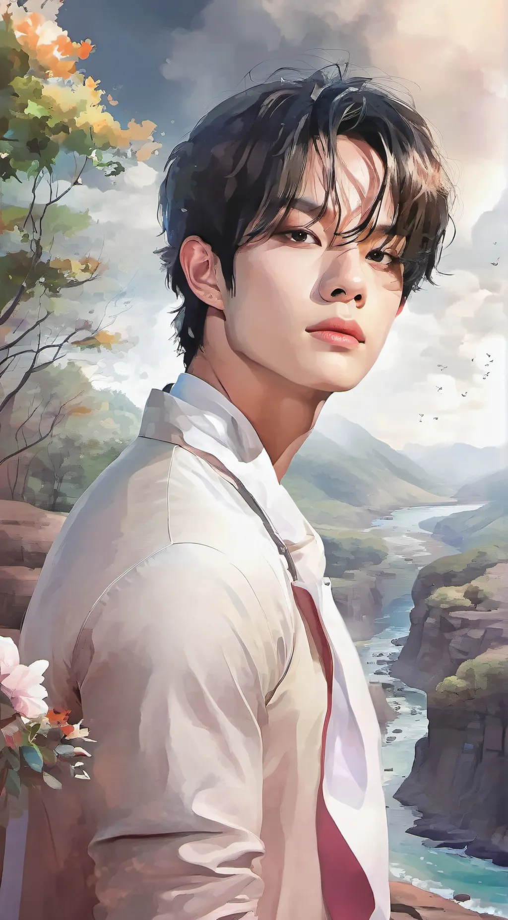 ai character: Lee Heeseung  background