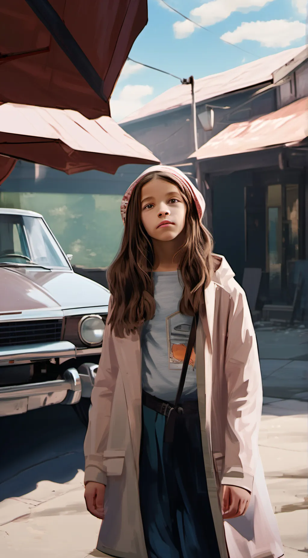 ai character: We can be hero’s  background