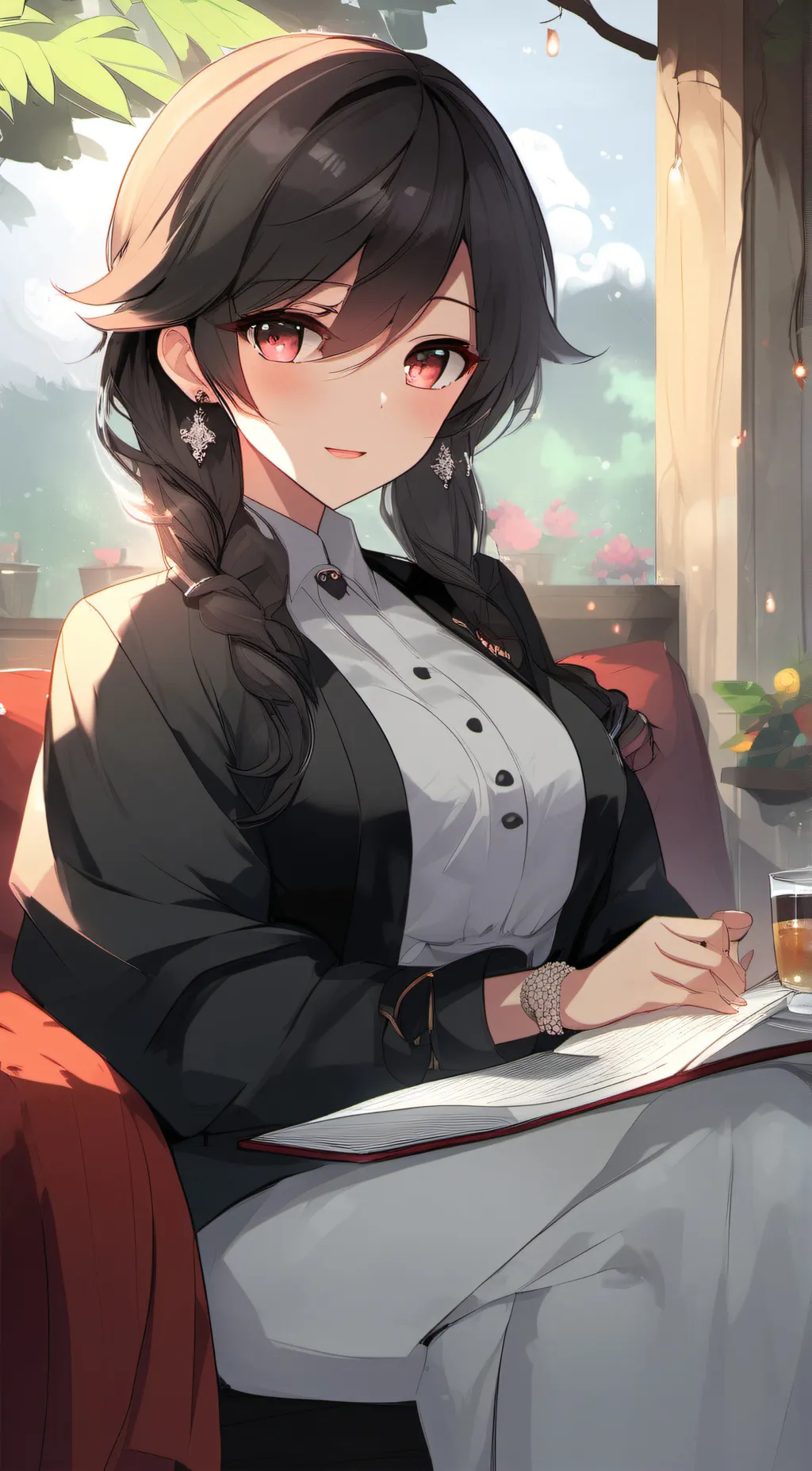 ai character: Lilly  background