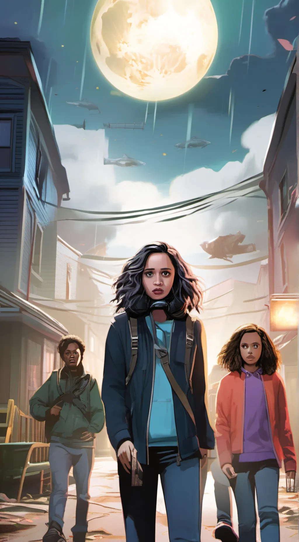 ai character: fear street background