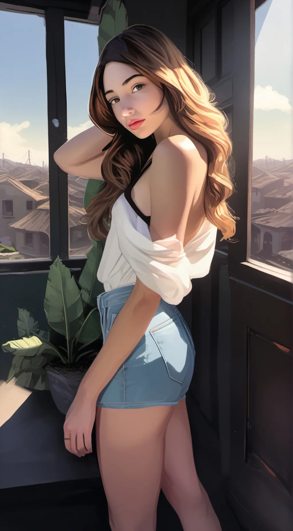 ai character: Lena background