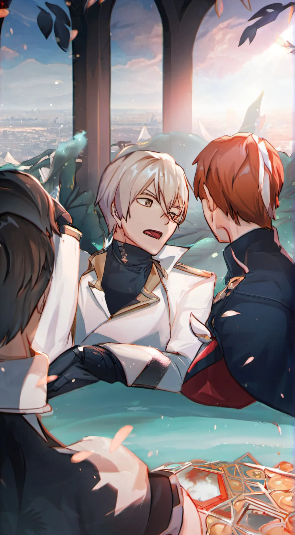 ai character: lion background