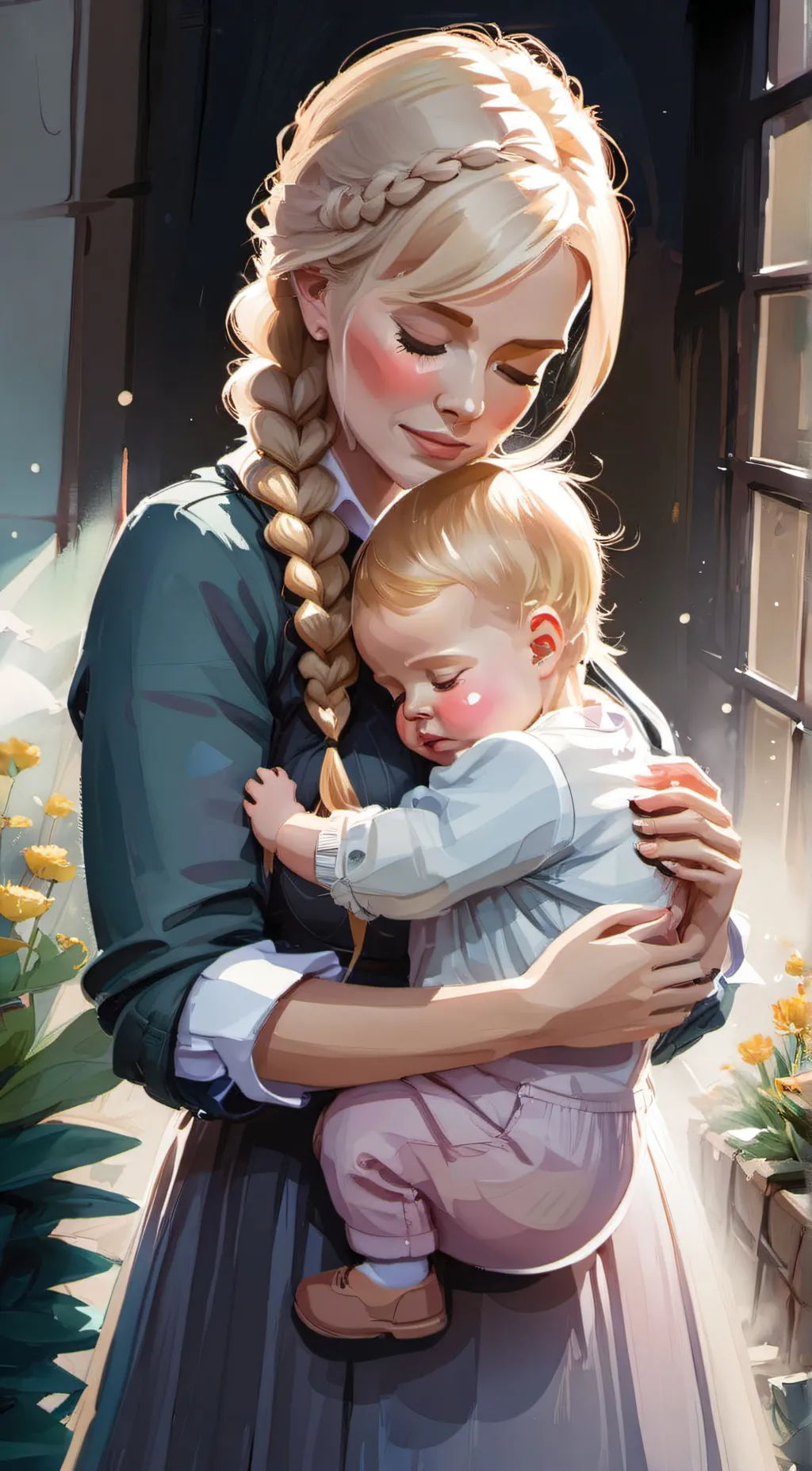 ai character: mom background