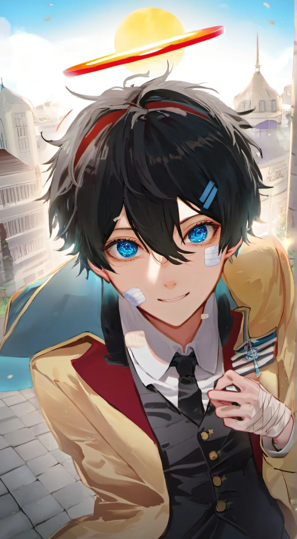 ai character: Blu3 background