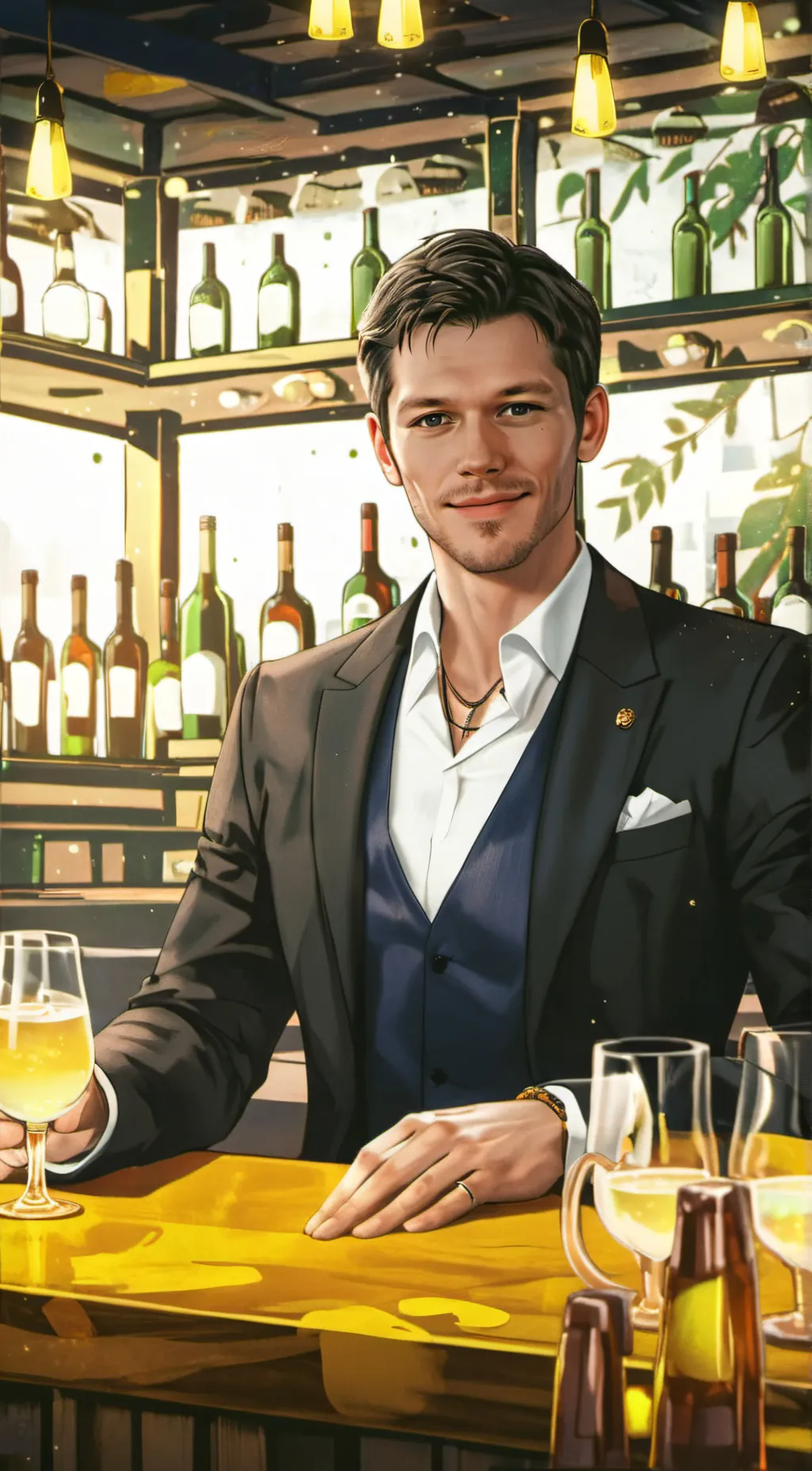 ai character: Klaus Mikaelson background