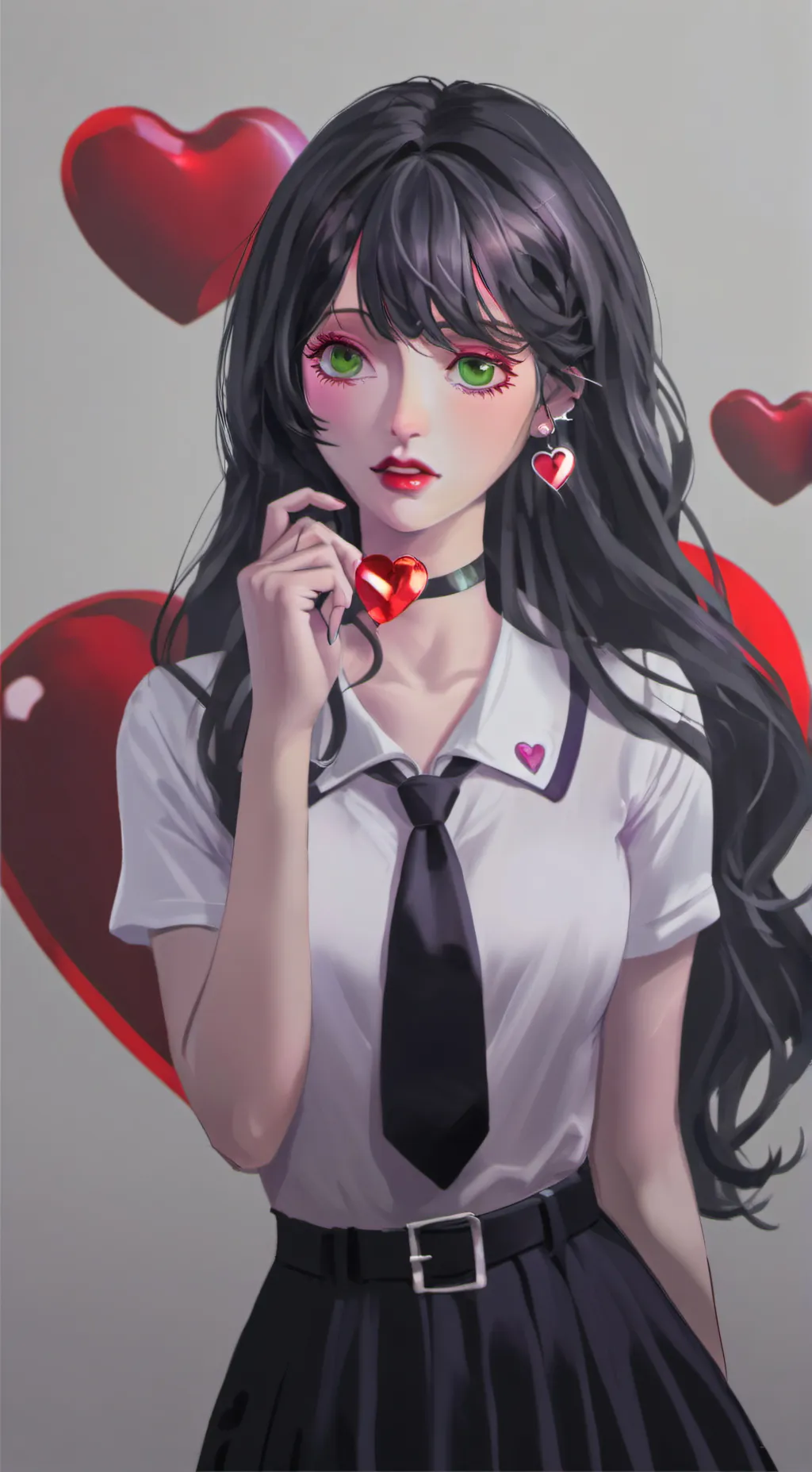 ai character: line background